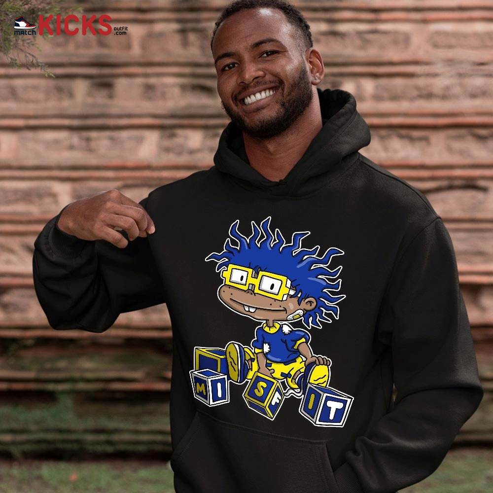 Chuckie Rugrats Misfit Sneaker Shirt Match 2023 Blue Laney 14s, Jordan 14 Laney MKO Sweatshirt Chuckie Rugrats Misfit Sneaker Shirt Match 2023 Blue Laney 14s, Jordan 14 Laney MKO Sweatshirt