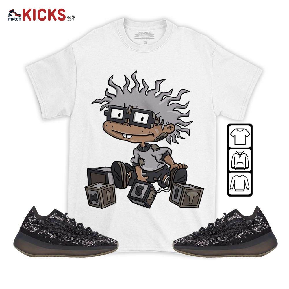 Chuckie Rugrats Misfit Sneaker Shirt Match 380 Onyx Non Reflective, Yeezy Boost 380 Onyx MKO T-Shirt Chuckie Rugrats Misfit Sneaker Shirt Match 380 Onyx Non Reflective, Yeezy Boost 380 Onyx MKO T-Shirt