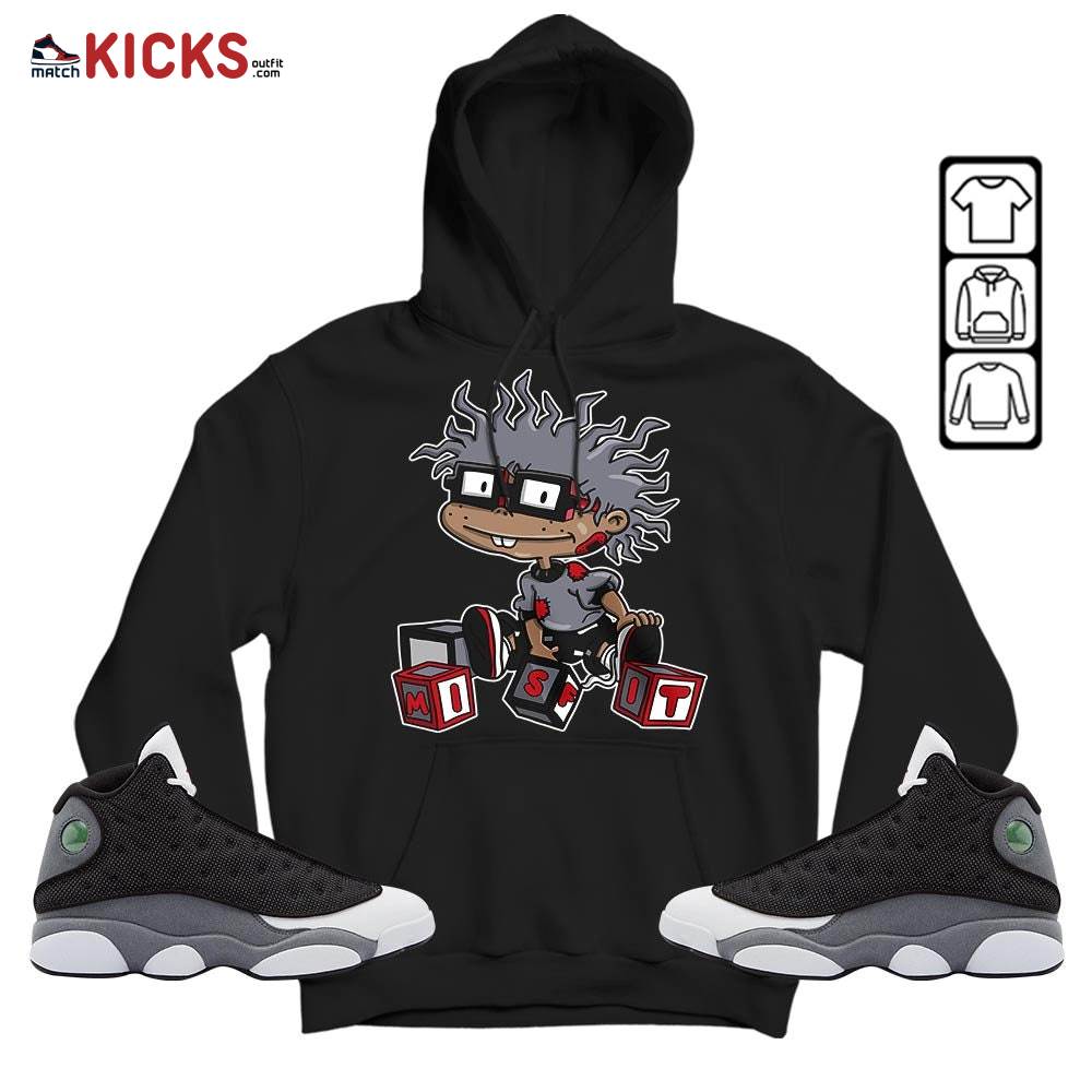 Chuckie Rugrats Misfit Sneaker Shirt Match Black Flint 13s, Jordan Retro 13 Black Flint MKO Hoodie Chuckie Rugrats Misfit Sneaker Shirt Match Black Flint 13s, Jordan Retro 13 Black Flint MKO Hoodie