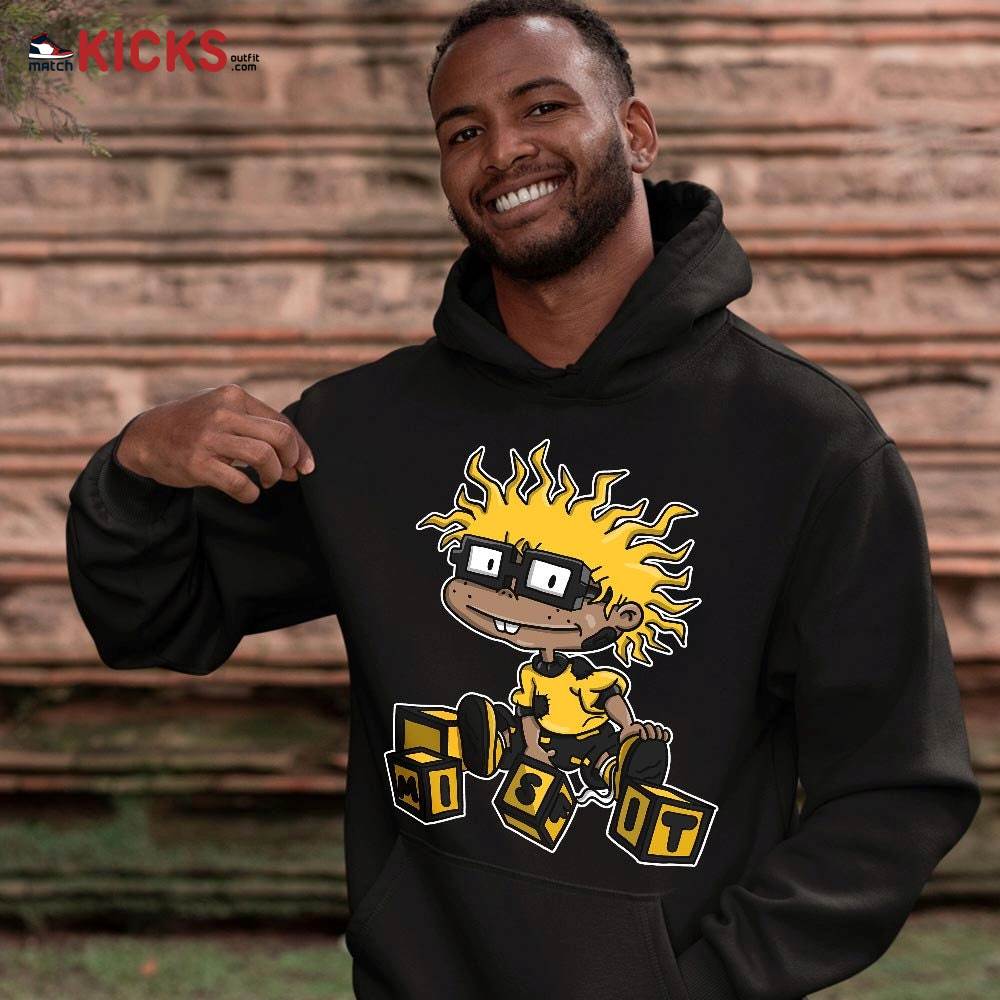 Chuckie Rugrats Misfit Sneaker Shirt Match Black Taxi 12s, Jordan 12 Retro Black Taxi MKO T-Shirt Chuckie Rugrats Misfit Sneaker Shirt Match Black Taxi 12s, Jordan 12 Retro Black Taxi MKO T-Shirt