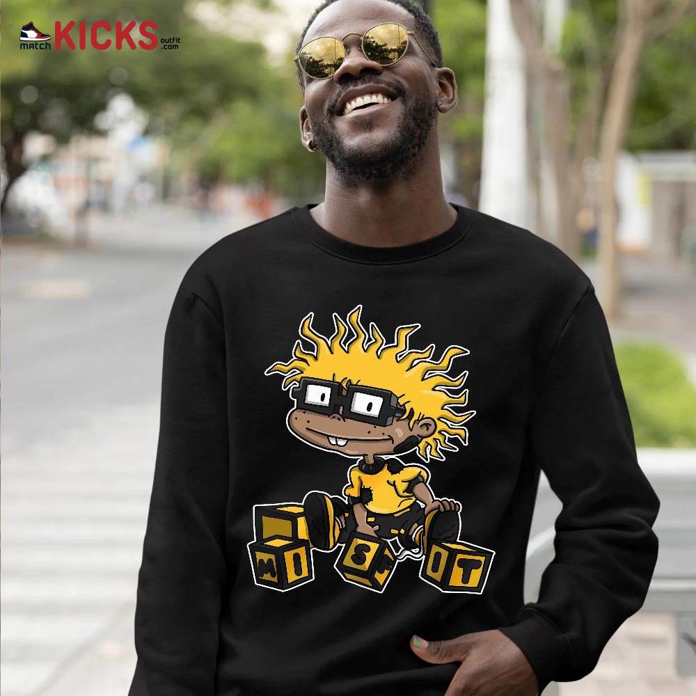 Chuckie Rugrats Misfit Sneaker Shirt Match Black Taxi 12s, Jordan 12 Retro Black Taxi MKO T-Shirt Chuckie Rugrats Misfit Sneaker Shirt Match Black Taxi 12s, Jordan 12 Retro Black Taxi MKO T-Shirt
