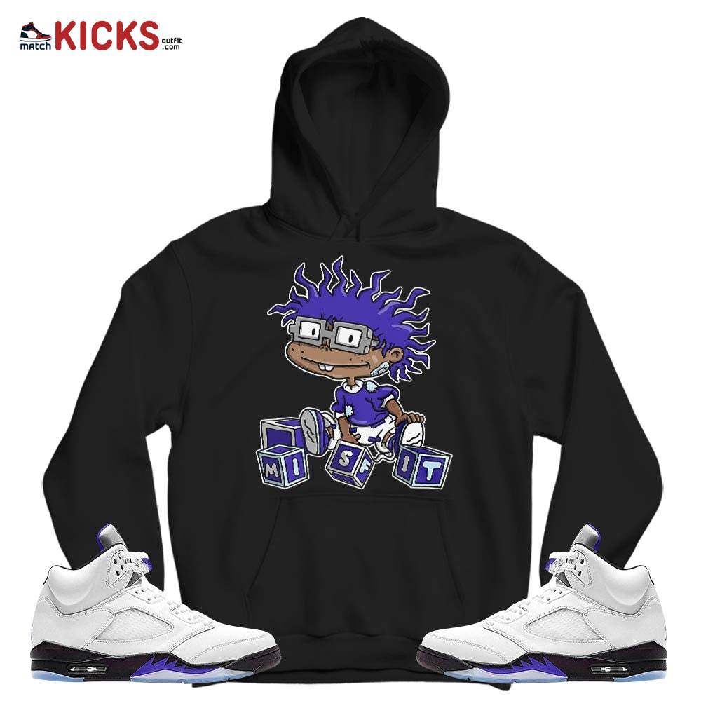 Chuckie Rugrats Misfit Sneaker Shirt Match Dark Concord 5s, Jordan 5 Retro Concord MKO T-Shirt Chuckie Rugrats Misfit Sneaker Shirt Match Dark Concord 5s, Jordan 5 Retro Concord MKO T-Shirt