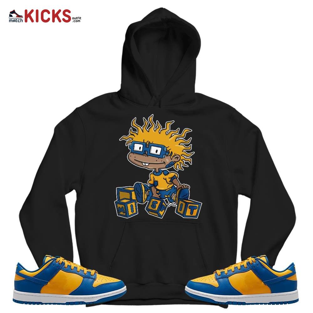 Chuckie Rugrats Misfit Sneaker Shirt Match Dunk Low Blue Yellow, Dunk Low Blue Jay MKO T-Shirt Chuckie Rugrats Misfit Sneaker Shirt Match Dunk Low Blue Yellow, Dunk Low Blue Jay MKO T-Shirt
