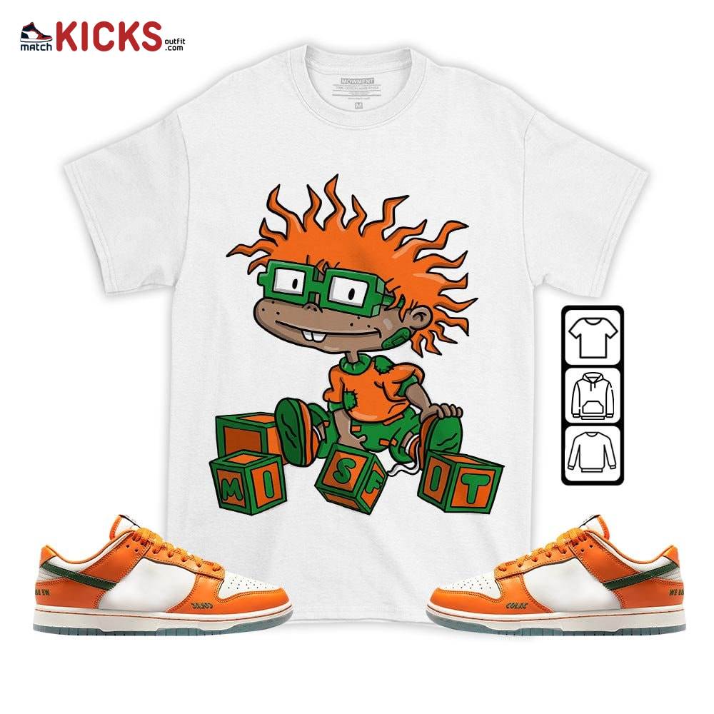 Chuckie Rugrats Misfit Sneaker Shirt Match Dunk Low Florida A and M, Dunk Low Florida A and M University MKO T-Shirt