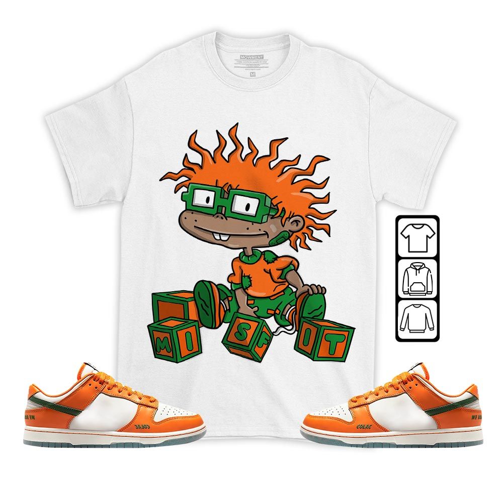 Chuckie Rugrats Misfit Sneaker Shirt Match Dunk Low Florida AM, Dunk Low Florida AM University MKO T-Shirt Chuckie Rugrats Misfit Sneaker Shirt Match Dunk Low Florida AM, Dunk Low Florida AM University MKO T-Shirt