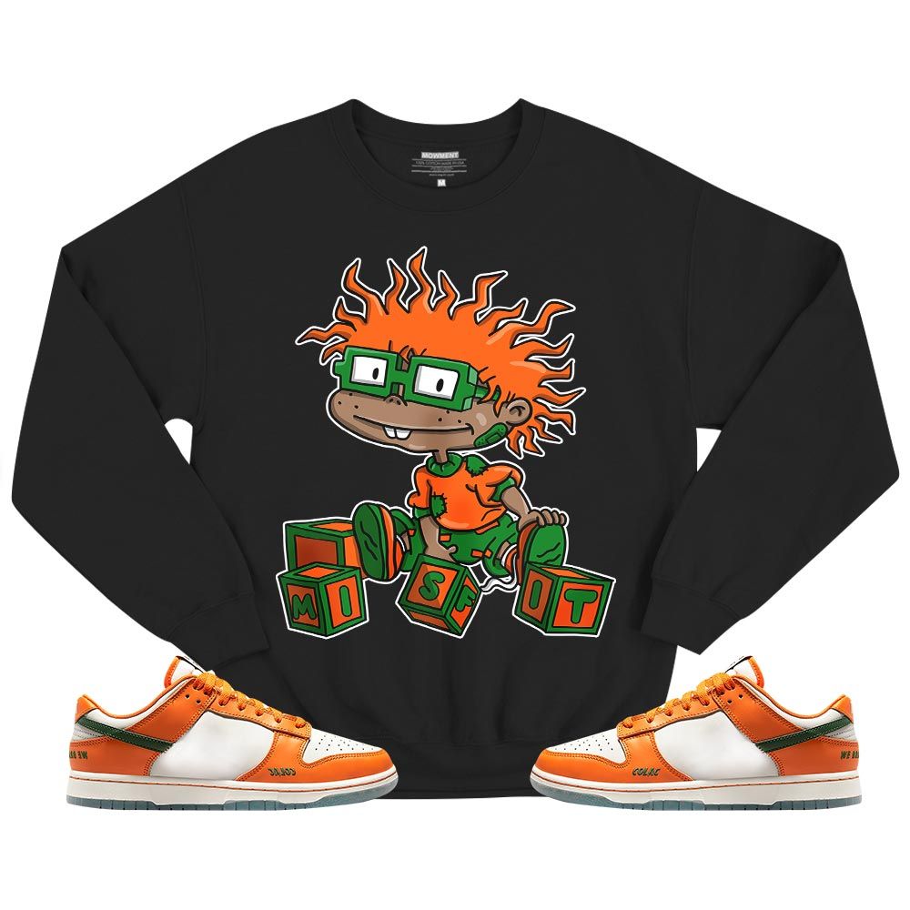 Chuckie Rugrats Misfit Sneaker Shirt Match Dunk Low Florida AM, Dunk Low Florida AM University MKO T-Shirt Chuckie Rugrats Misfit Sneaker Shirt Match Dunk Low Florida AM, Dunk Low Florida AM University MKO T-Shirt