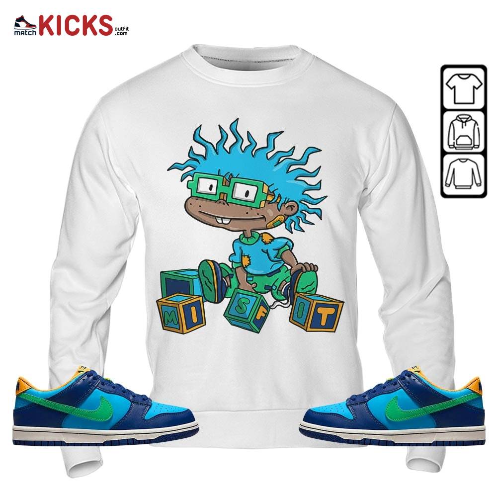 Chuckie Rugrats Misfit Sneaker Shirt Match Dunk Low GS Kyrie, Dunk Low GS Electric Algae MKO T-Shirt Chuckie Rugrats Misfit Sneaker Shirt Match Dunk Low GS Kyrie, Dunk Low GS Electric Algae MKO T-Shirt