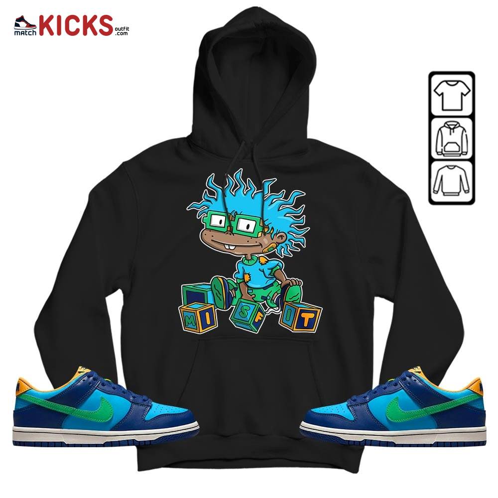 Chuckie Rugrats Misfit Sneaker Shirt Match Dunk Low GS Kyrie, Dunk Low GS Electric Algae MKO T-Shirt Chuckie Rugrats Misfit Sneaker Shirt Match Dunk Low GS Kyrie, Dunk Low GS Electric Algae MKO T-Shirt