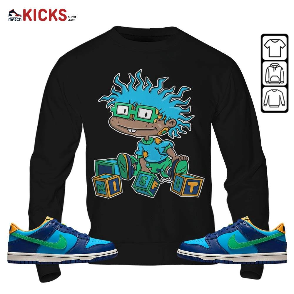 Chuckie Rugrats Misfit Sneaker Shirt Match Dunk Low GS Kyrie, Dunk Low GS Electric Algae MKO T-Shirt Chuckie Rugrats Misfit Sneaker Shirt Match Dunk Low GS Kyrie, Dunk Low GS Electric Algae MKO T-Shirt