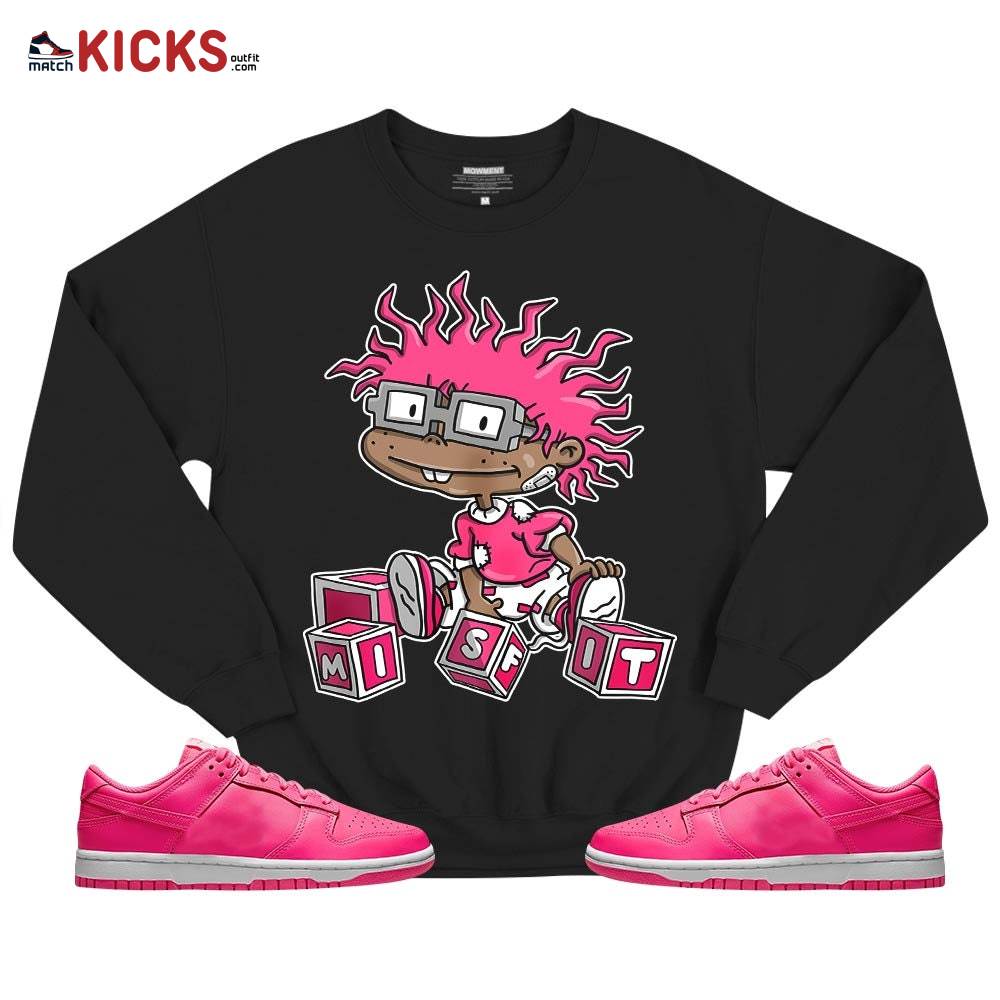 Chuckie Rugrats Misfit Sneaker Shirt Match Dunk Low Hyper Pink, Dunk Low Hot Pink MKO T-Shirt Chuckie Rugrats Misfit Sneaker Shirt Match Dunk Low Hyper Pink, Dunk Low Hot Pink MKO T-Shirt