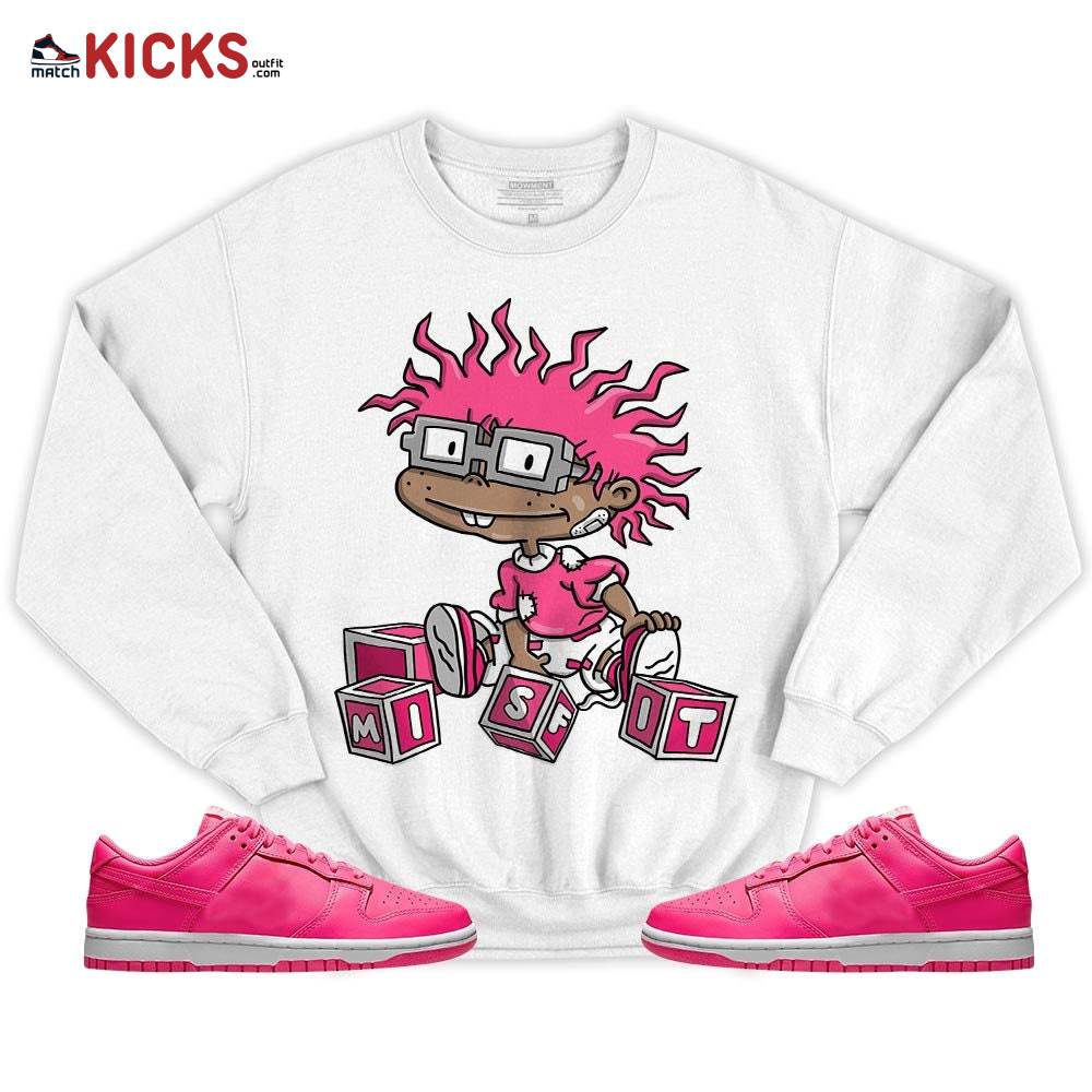 Chuckie Rugrats Misfit Sneaker Shirt Match Dunk Low Hyper Pink, Dunk Low Hot Pink MKO T-Shirt Chuckie Rugrats Misfit Sneaker Shirt Match Dunk Low Hyper Pink, Dunk Low Hot Pink MKO T-Shirt