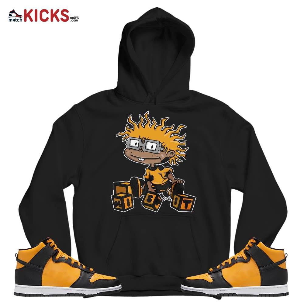 Chuckie Rugrats Misfit Sneaker Shirt Match Dunk Reverse Goldenrod, Dunk High Bruce Lee MKO T-Shirt Chuckie Rugrats Misfit Sneaker Shirt Match Dunk Reverse Goldenrod, Dunk High Bruce Lee MKO T-Shirt