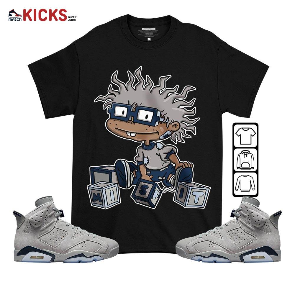 Chuckie Rugrats Misfit Sneaker Shirt Match Georgetown 6s, Jordan 6 Retro Georgetown MKO T-Shirt