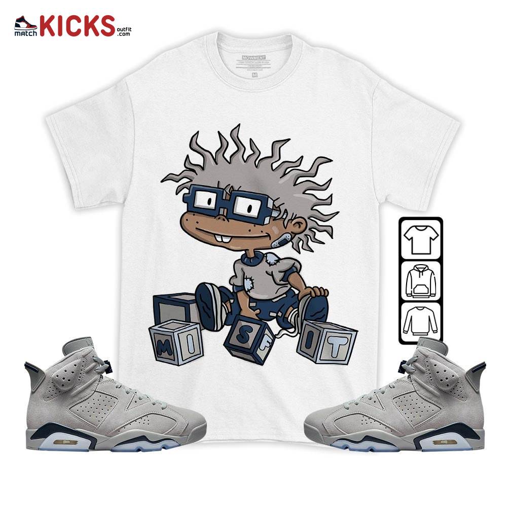 Chuckie Rugrats Misfit Sneaker Shirt Match Georgetown 6s, Jordan 6 Retro Georgetown MKO T-Shirt