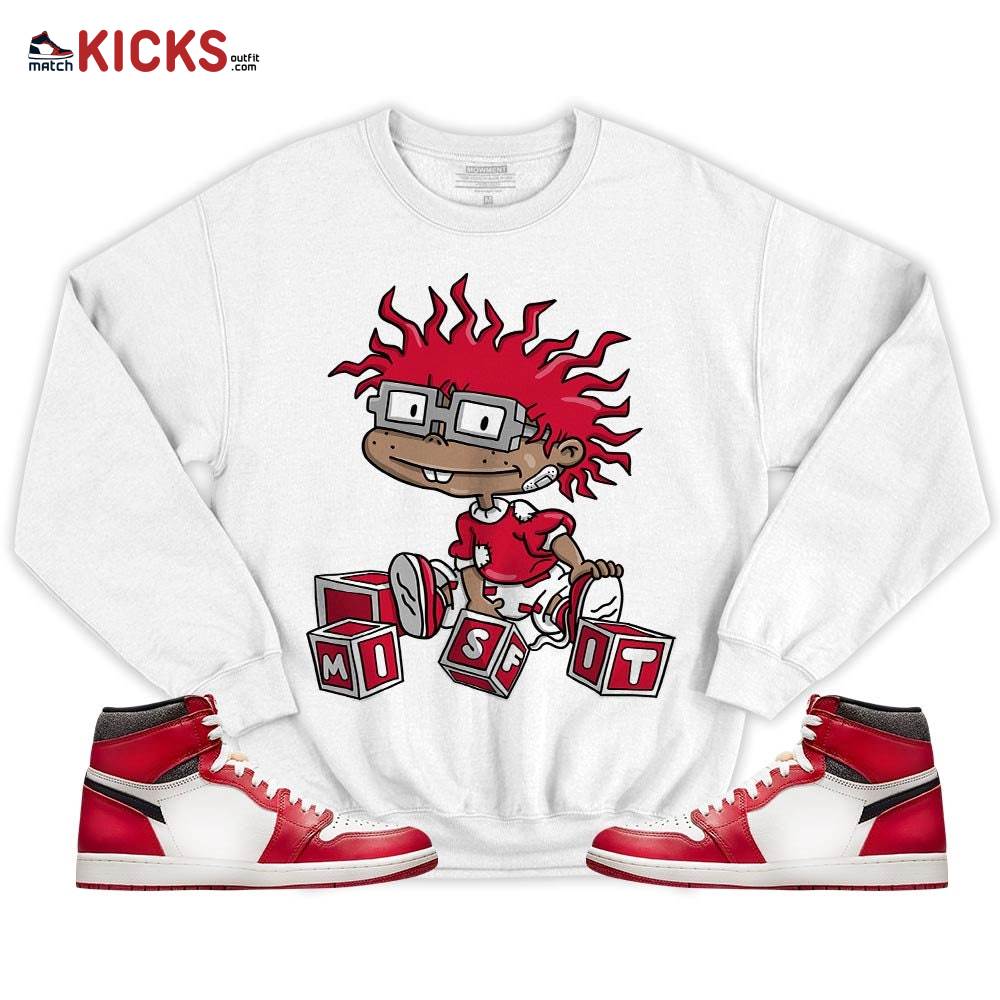 Chuckie Rugrats Misfit Sneaker Shirt Match High OG Chicago 1s, Jordan 1 Lost and Found Chicago MKO T-Shirt Chuckie Rugrats Misfit Sneaker Shirt Match High OG Chicago 1s, Jordan 1 Lost and Found Chicago MKO T-Shirt
