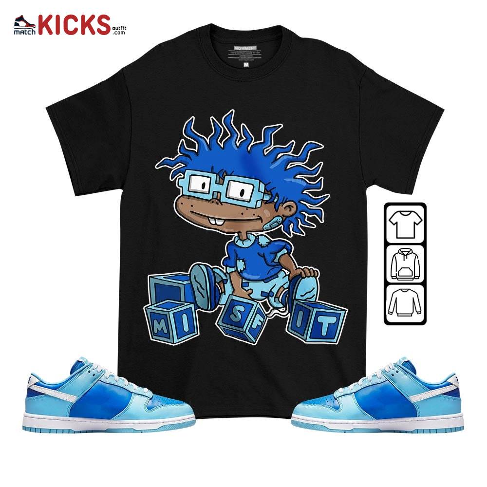 Chuckie Rugrats Misfit Sneaker Shirt Match Low Argon 2022, Dunk Low Argon MKO T-Shirt