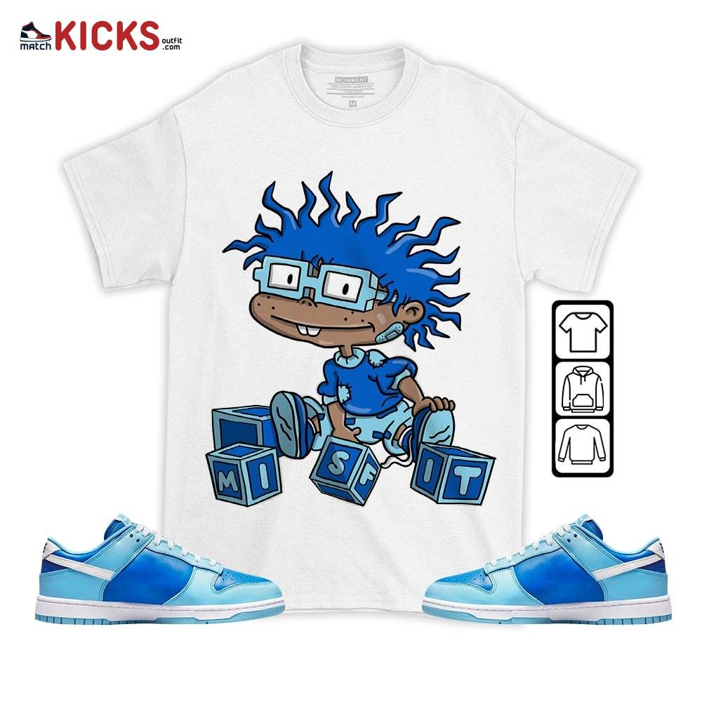 Chuckie Rugrats Misfit Sneaker Shirt Match Low Argon 2022, Dunk Low Argon MKO T-Shirt