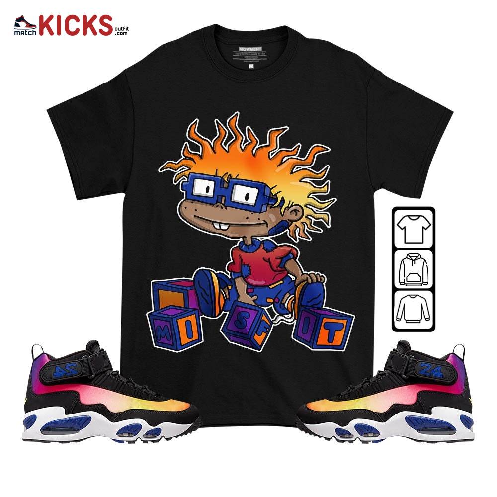 Chuckie Rugrats Misfit Sneaker Shirt Match Max 1 Los Angeles, Air Griffey Max 1 Los Angeles MKO T-Shirt