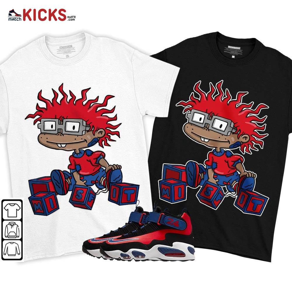 Chuckie Rugrats Misfit Sneaker Shirt Match Max 1 Navy Red Black, Air Griffey Max 1 Black Red Navy Blue MKO T-Shirt Chuckie Rugrats Misfit Sneaker Shirt Match Max 1 Navy Red Black, Air Griffey Max 1 Black Red Navy Blue MKO T-Shirt