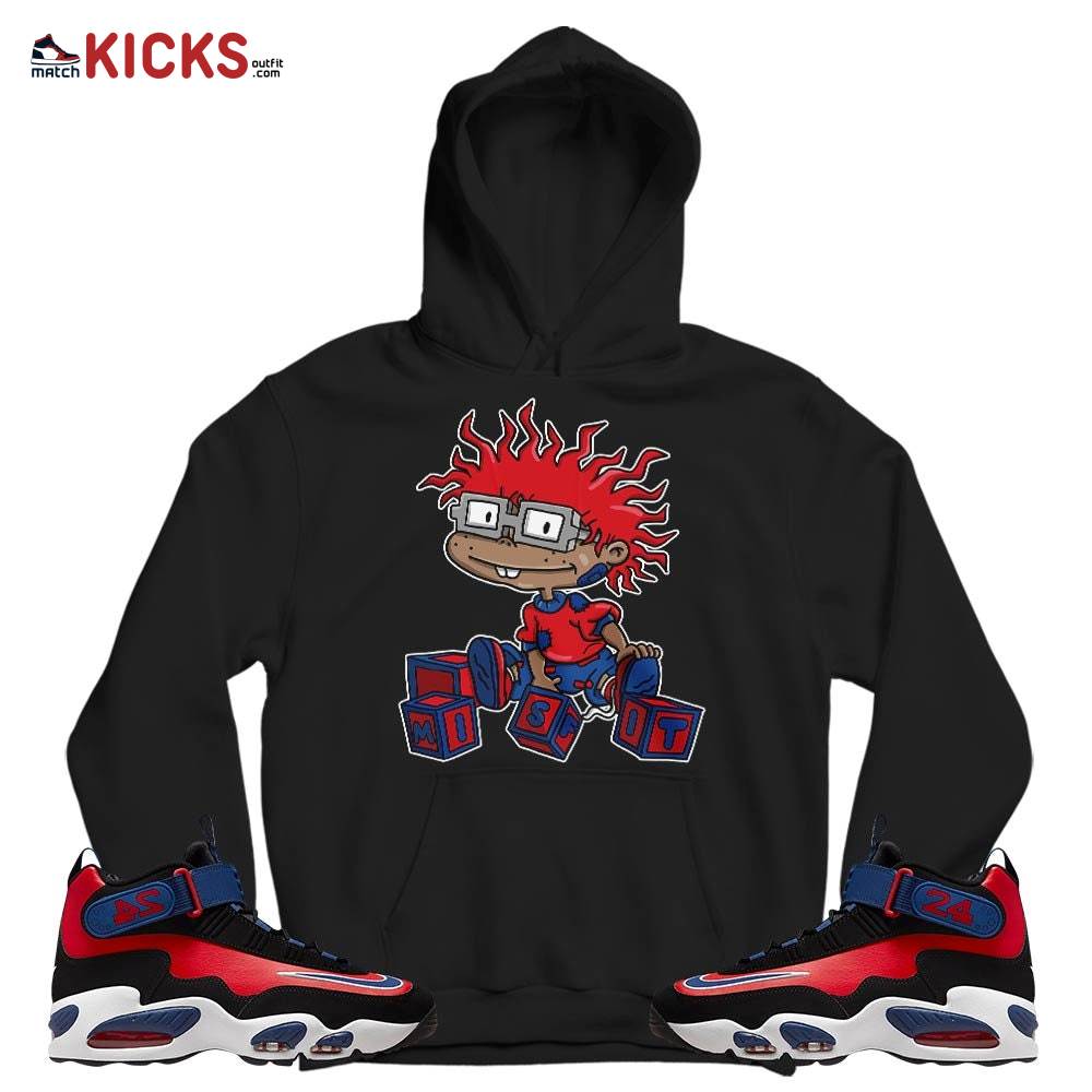 Chuckie Rugrats Misfit Sneaker Shirt Match Max 1 Navy Red Black, Air Griffey Max 1 Black Red Navy Blue MKO T-Shirt Chuckie Rugrats Misfit Sneaker Shirt Match Max 1 Navy Red Black, Air Griffey Max 1 Black Red Navy Blue MKO T-Shirt