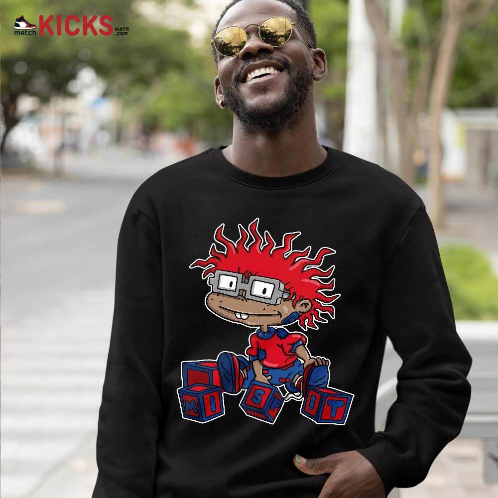 Chuckie Rugrats Misfit Sneaker Shirt Match Max 1 Navy Red Black, Air Griffey Max 1 Black Red Navy Blue MKO T-Shirt Chuckie Rugrats Misfit Sneaker Shirt Match Max 1 Navy Red Black, Air Griffey Max 1 Black Red Navy Blue MKO T-Shirt