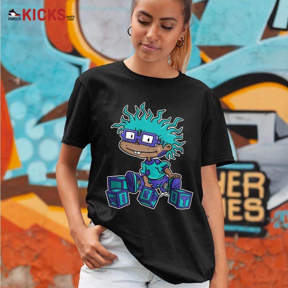 Chuckie Rugrats Misfit Sneaker Shirt Match Mid Black Grape 1s, Jordan 1 Mid Black Grape MKO T-Shirt Chuckie Rugrats Misfit Sneaker Shirt Match Mid Black Grape 1s, Jordan 1 Mid Black Grape MKO T-Shirt