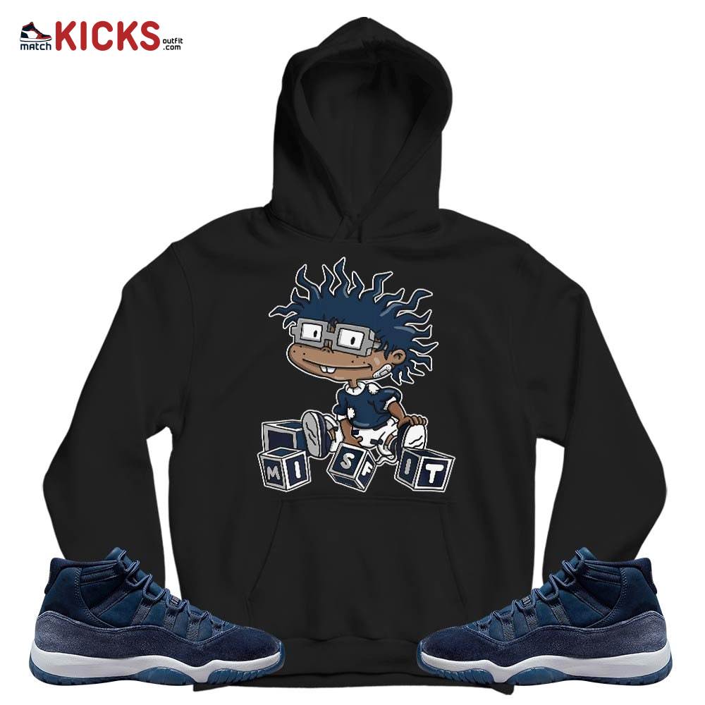 Chuckie Rugrats Misfit Sneaker Shirt Match Midnight Navy 11s, Jordan 11 Retro Midnight Navy MKO T-Shirt Chuckie Rugrats Misfit Sneaker Shirt Match Midnight Navy 11s, Jordan 11 Retro Midnight Navy MKO T-Shirt