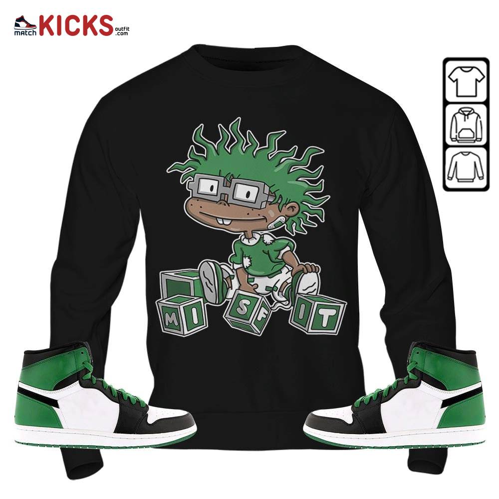 Chuckie Rugrats Misfit Sneaker Shirt Match OG Celtics 1s, Jordan 1 High OG Celtics MKO T-Shirt Chuckie Rugrats Misfit Sneaker Shirt Match OG Celtics 1s, Jordan 1 High OG Celtics MKO T-Shirt