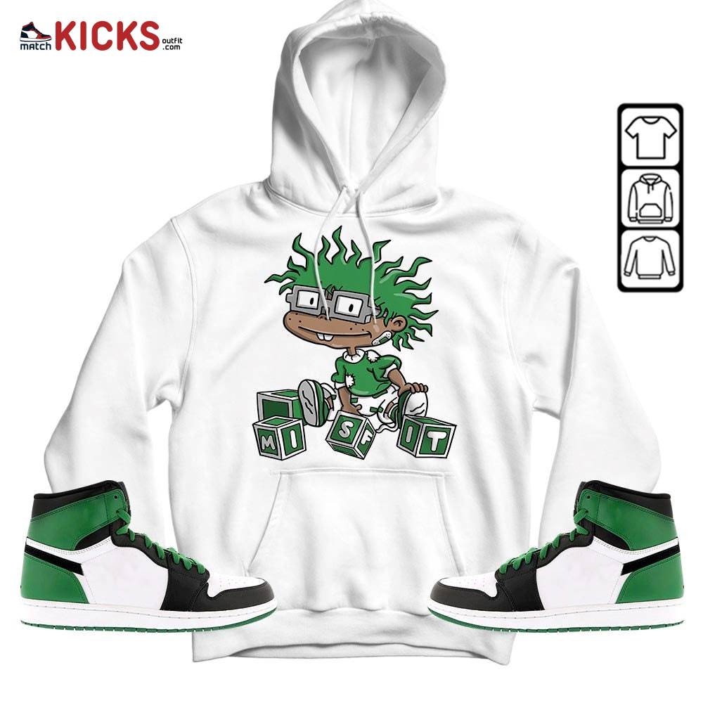 Chuckie Rugrats Misfit Sneaker Shirt Match OG Celtics 1s, Jordan 1 High OG Celtics MKO T-Shirt Chuckie Rugrats Misfit Sneaker Shirt Match OG Celtics 1s, Jordan 1 High OG Celtics MKO T-Shirt