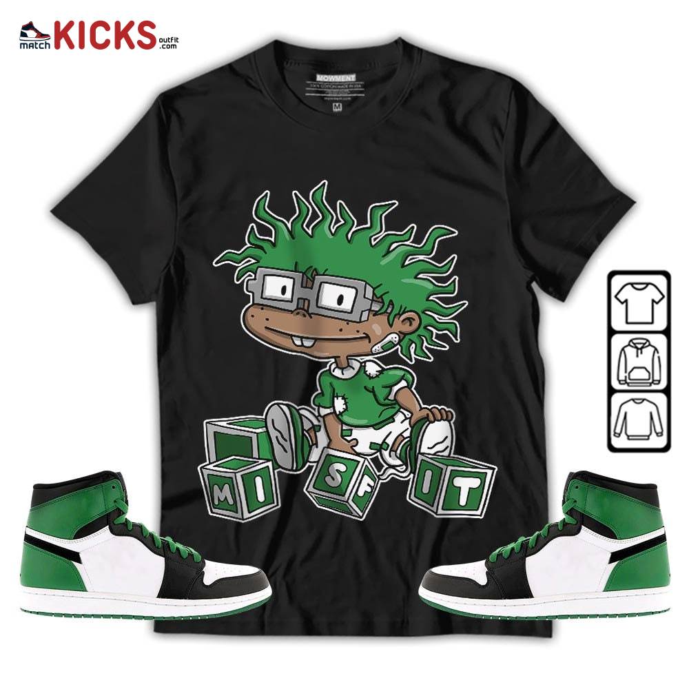 Chuckie Rugrats Misfit Sneaker Shirt Match OG Celtics 1s, Jordan 1 High OG Celtics MKO T-Shirt Chuckie Rugrats Misfit Sneaker Shirt Match OG Celtics 1s, Jordan 1 High OG Celtics MKO T-Shirt