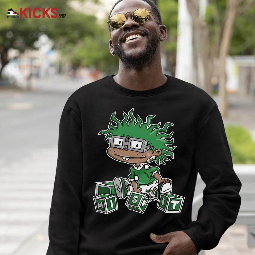 Chuckie Rugrats Misfit Sneaker Shirt Match OG Celtics 1s, Jordan 1 High OG Celtics MKO T-Shirt Chuckie Rugrats Misfit Sneaker Shirt Match OG Celtics 1s, Jordan 1 High OG Celtics MKO T-Shirt