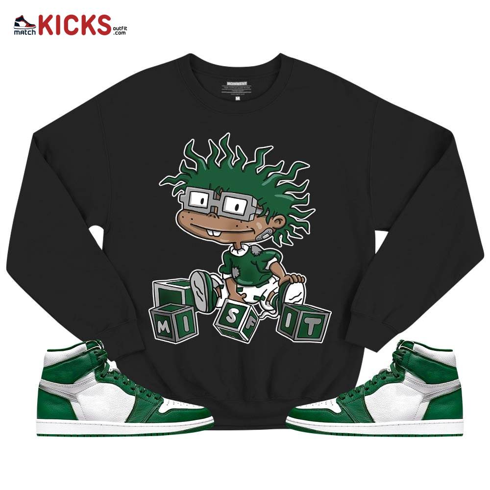 Chuckie Rugrats Misfit Sneaker Shirt Match OG Gorge Green 1s, Jordan 1 Retro High Gorge Green MKO T-Shirt Chuckie Rugrats Misfit Sneaker Shirt Match OG Gorge Green 1s, Jordan 1 Retro High Gorge Green MKO T-Shirt