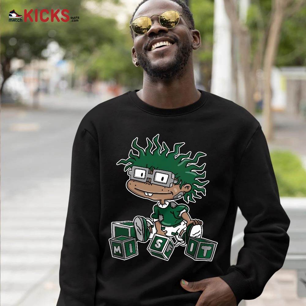 Chuckie Rugrats Misfit Sneaker Shirt Match OG Gorge Green 1s, Jordan 1 Retro High Gorge Green MKO T-Shirt Chuckie Rugrats Misfit Sneaker Shirt Match OG Gorge Green 1s, Jordan 1 Retro High Gorge Green MKO T-Shirt