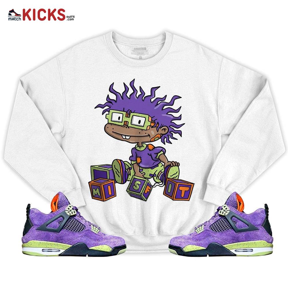 Chuckie Rugrats Misfit Sneaker Shirt Match Retro Canyon Purple 4s, Jordan 4 Canyon Purple MKO T-Shirt Chuckie Rugrats Misfit Sneaker Shirt Match Retro Canyon Purple 4s, Jordan 4 Canyon Purple MKO T-Shirt