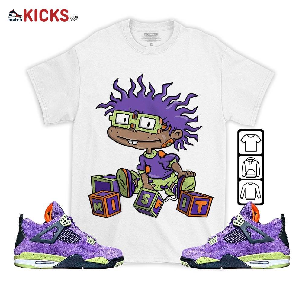 Chuckie Rugrats Misfit Sneaker Shirt Match Retro Canyon Purple 4s, Jordan 4 Canyon Purple MKO T-Shirt Chuckie Rugrats Misfit Sneaker Shirt Match Retro Canyon Purple 4s, Jordan 4 Canyon Purple MKO T-Shirt