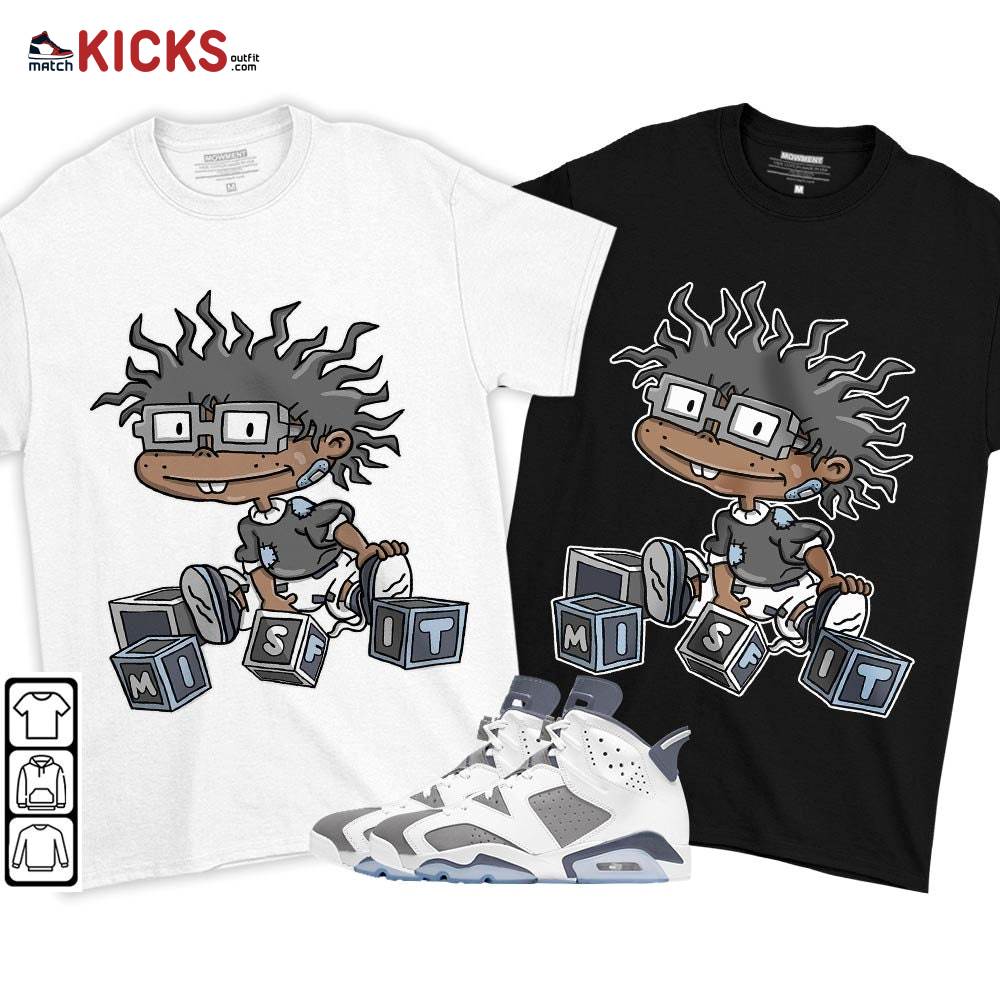 Chuckie Rugrats Misfit Sneaker Shirt Match Retro Cool Grey 6s, Jordan 6 Cool Grey MKO T-Shirt Chuckie Rugrats Misfit Sneaker Shirt Match Retro Cool Grey 6s, Jordan 6 Cool Grey MKO T-Shirt