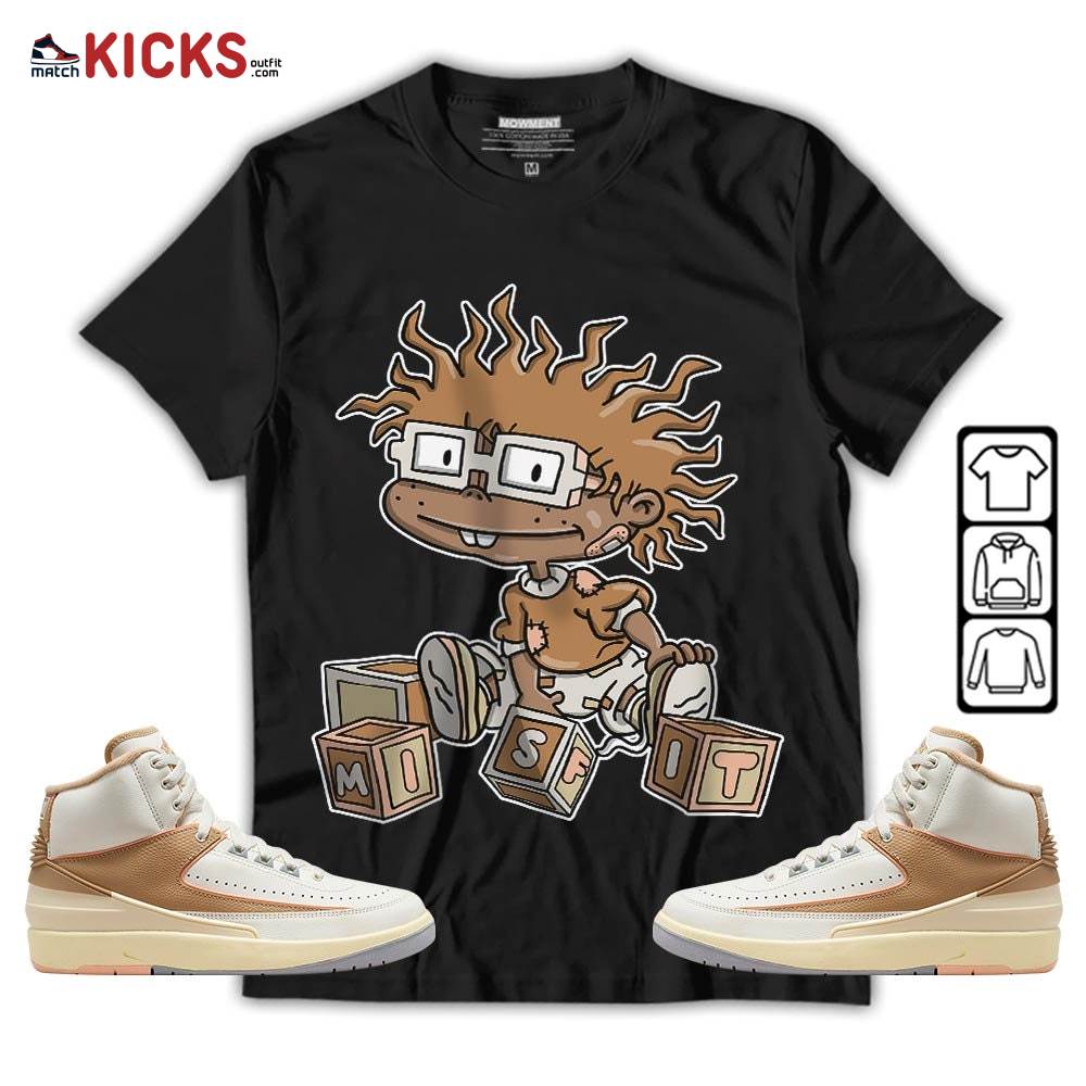 Chuckie Rugrats Misfit Sneaker Shirt Match Retro Craft 2s, Jordan 2 Craft MKO T-Shirt