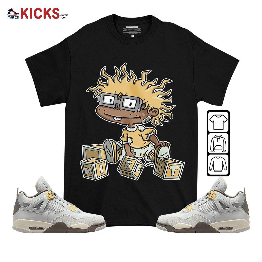 Chuckie Rugrats Misfit Sneaker Shirt Match Retro Craft 4s, Jordan 4 Craft Photon Dust MKO T-Shirt