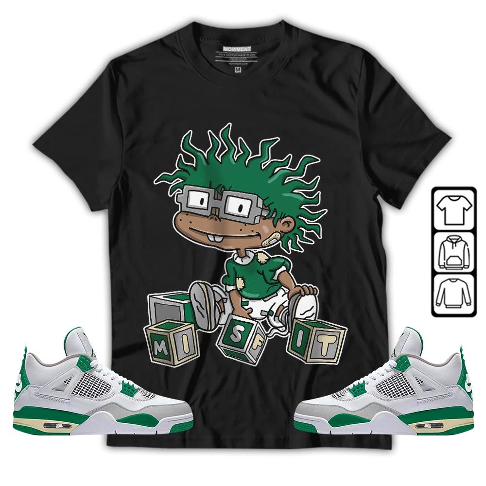 Chuckie Rugrats Misfit Sneaker Shirt Match Retro Pine Green 4s, Jordan 4 Pine Green MKO T-Shirt Chuckie Rugrats Misfit Sneaker Shirt Match Retro Pine Green 4s, Jordan 4 Pine Green MKO T-Shirt
