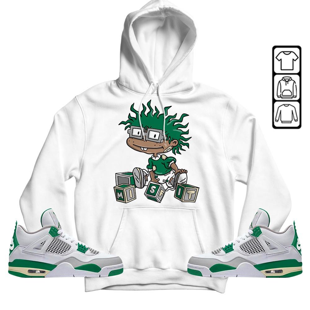 Chuckie Rugrats Misfit Sneaker Shirt Match Retro Pine Green 4s, Jordan 4 Pine Green MKO T-Shirt