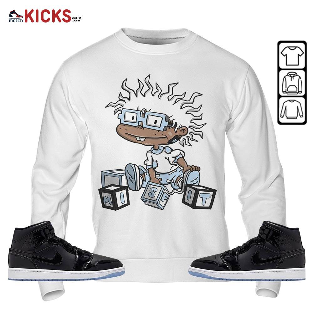 Chuckie Rugrats Misfit Sneaker Shirt Match Space Jam 1s, Jordan 1 Mid Space Jam MKO T-Shirt Chuckie Rugrats Misfit Sneaker Shirt Match Space Jam 1s, Jordan 1 Mid Space Jam MKO T-Shirt