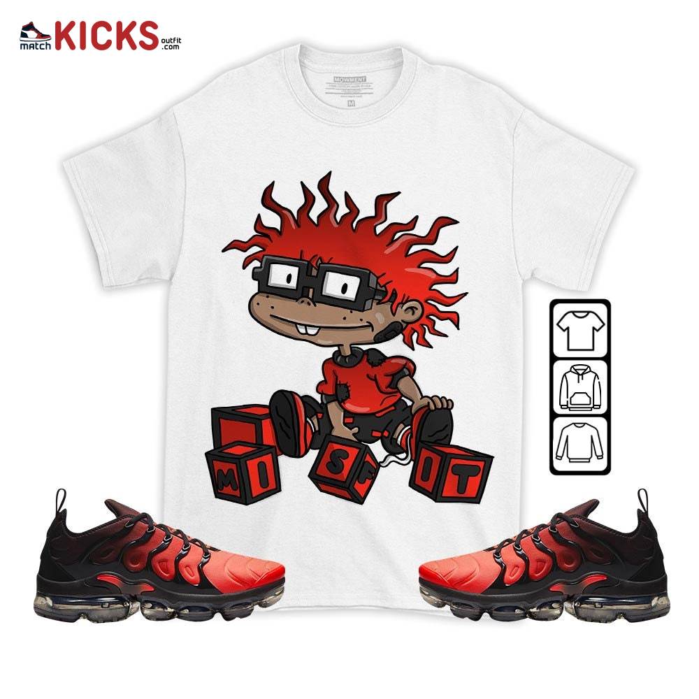Chuckie Rugrats Misfit Sneaker Shirt Match Vapormax Plus Red Black, Air VaporMax Plus Darth Maul MKO T-Shirt Chuckie Rugrats Misfit Sneaker Shirt Match Vapormax Plus Red Black, Air VaporMax Plus Darth Maul MKO T-Shirt