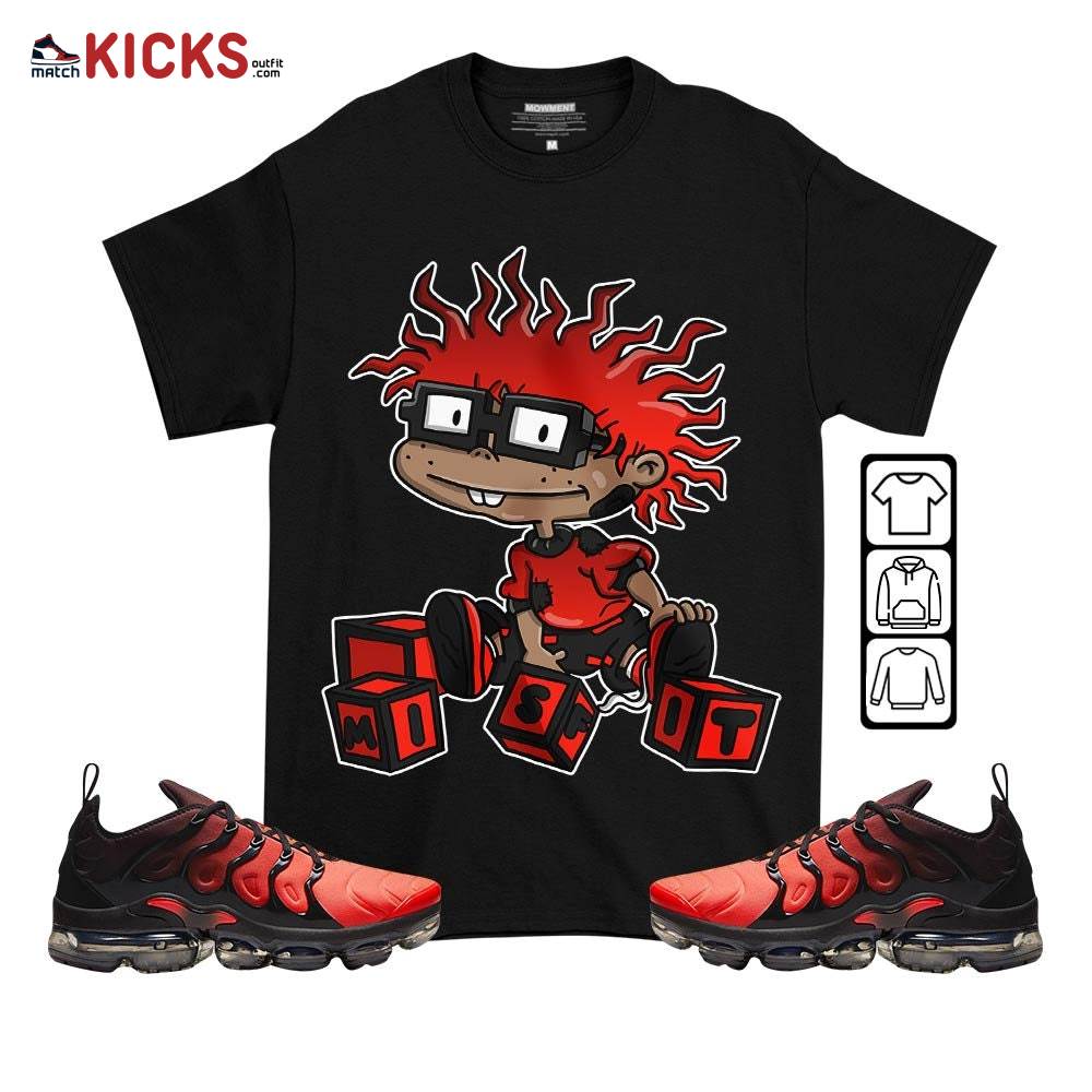 Chuckie Rugrats Misfit Sneaker Shirt Match Vapormax Plus Red Black, Air VaporMax Plus Darth Maul MKO T-Shirt