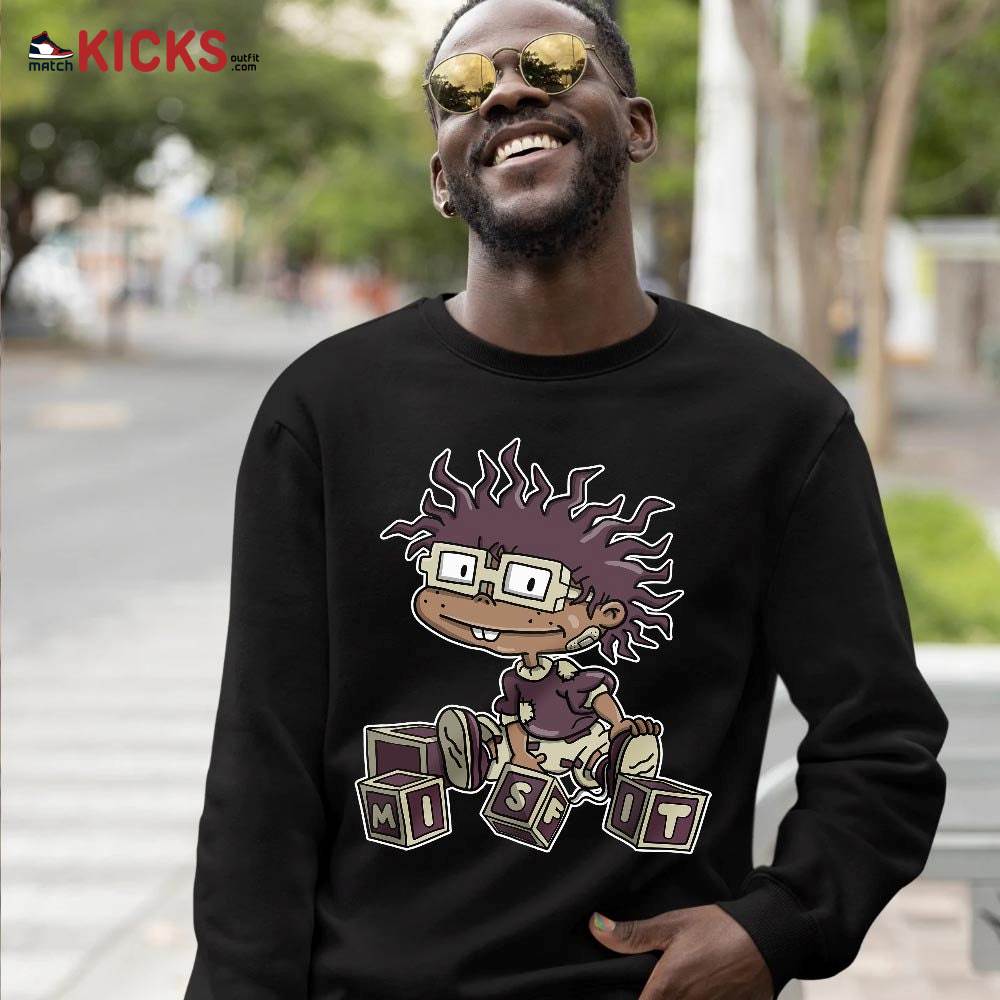 Chuckie Rugrats Misfit Sneaker Shirt Match Violet Ore 4s, Jordan 4 A Ma Maniere Violet Ore MKO T-Shirt Chuckie Rugrats Misfit Sneaker Shirt Match Violet Ore 4s, Jordan 4 A Ma Maniere Violet Ore MKO T-Shirt
