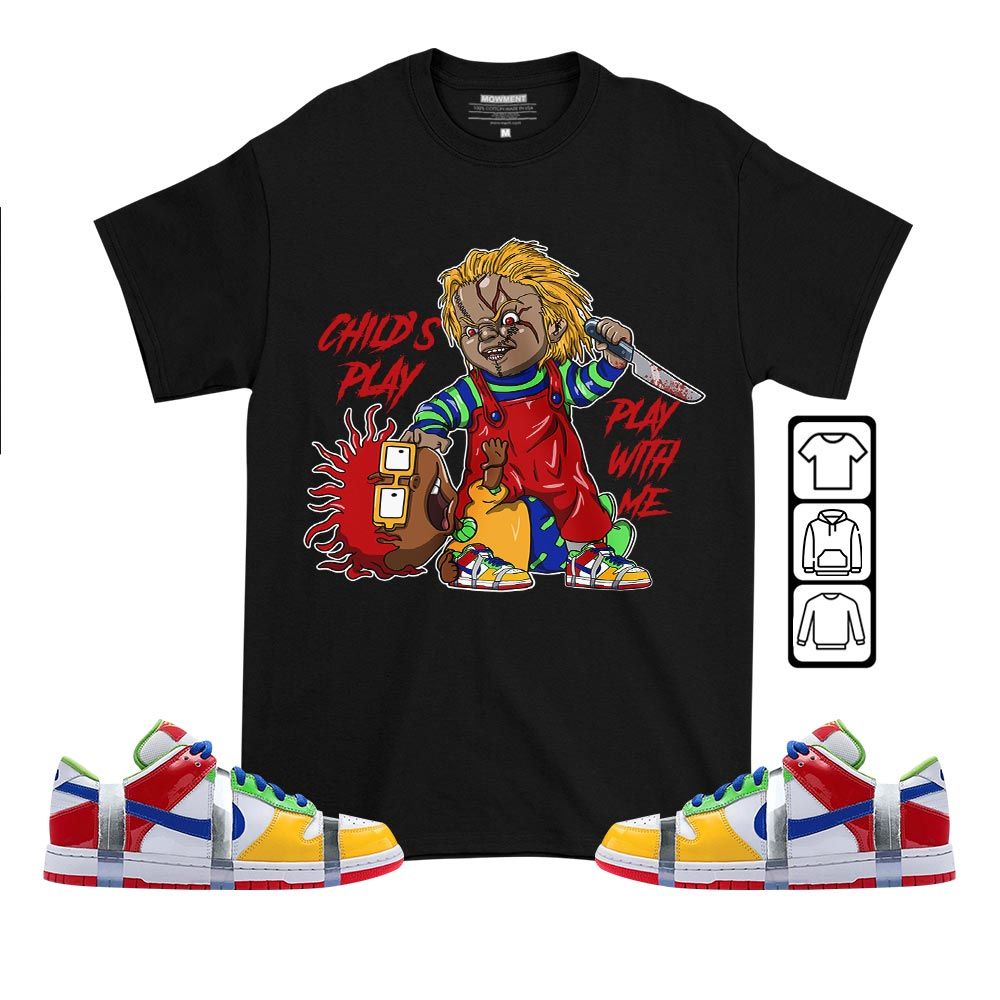 Chucky Cartoon 90s Childs Play Halloween Sneaker Shirt Match SB Dunk Low eBay, SB Dunk Low Sandy MKO T-Shirt
