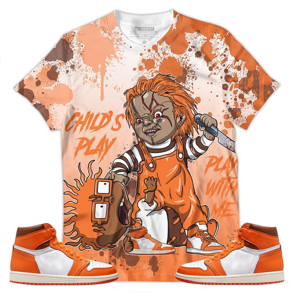Chucky Cartoon 90S Childs Play Sneaker Shirt Match High Og Starfish 1S, Jordan 1 Retro High Og Starfish Hoodie Sweatshirt Tee All Over Print MKO Shirt Chucky Cartoon 90S Childs Play Sneaker Shirt Match High Og Starfish 1S, Jordan 1 Retro High Og Starfish Hoodie Sweatshirt Tee All Over Print MKO Shirt