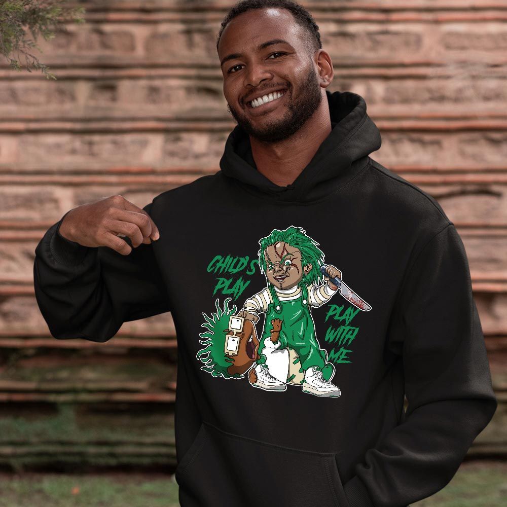 Chucky Cartoon 90s Childs Play Sneaker Shirt Match Lucky Green 2s, Jordan 2 Lucky Green MKO T-Shirt Chucky Cartoon 90s Childs Play Sneaker Shirt Match Lucky Green 2s, Jordan 2 Lucky Green MKO T-Shirt