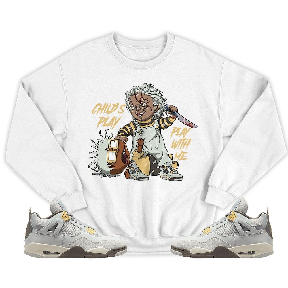 Chucky Cartoon 90s Childs Play Sneaker Shirt Match Retro Craft 4s, Jordan 4 Craft Photon Dust MKO T-Shirt Chucky Cartoon 90s Childs Play Sneaker Shirt Match Retro Craft 4s, Jordan 4 Craft Photon Dust MKO T-Shirt