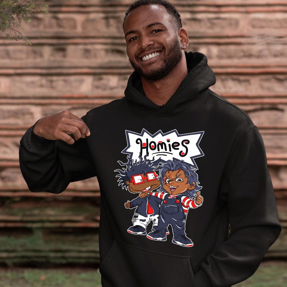 Chucky Cartoon 90s Homie Sneaker Shirt Match 7 Neutral Indigo, Jordan 7 Quai 54 MKO T-Shirt Chucky Cartoon 90s Homie Sneaker Shirt Match 7 Neutral Indigo, Jordan 7 Quai 54 MKO T-Shirt