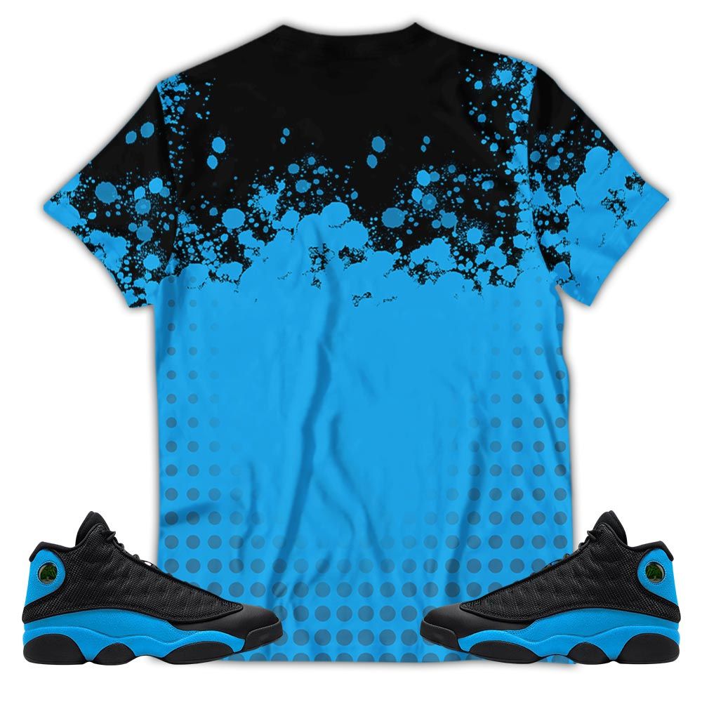 Chucky Cartoon 90S Homie Sneaker Shirt Match Black University Blue 13S, Jordan 13 Black University Blue 2022 Hoodie Sweatshirt Tee All Over Print MKO Shirt